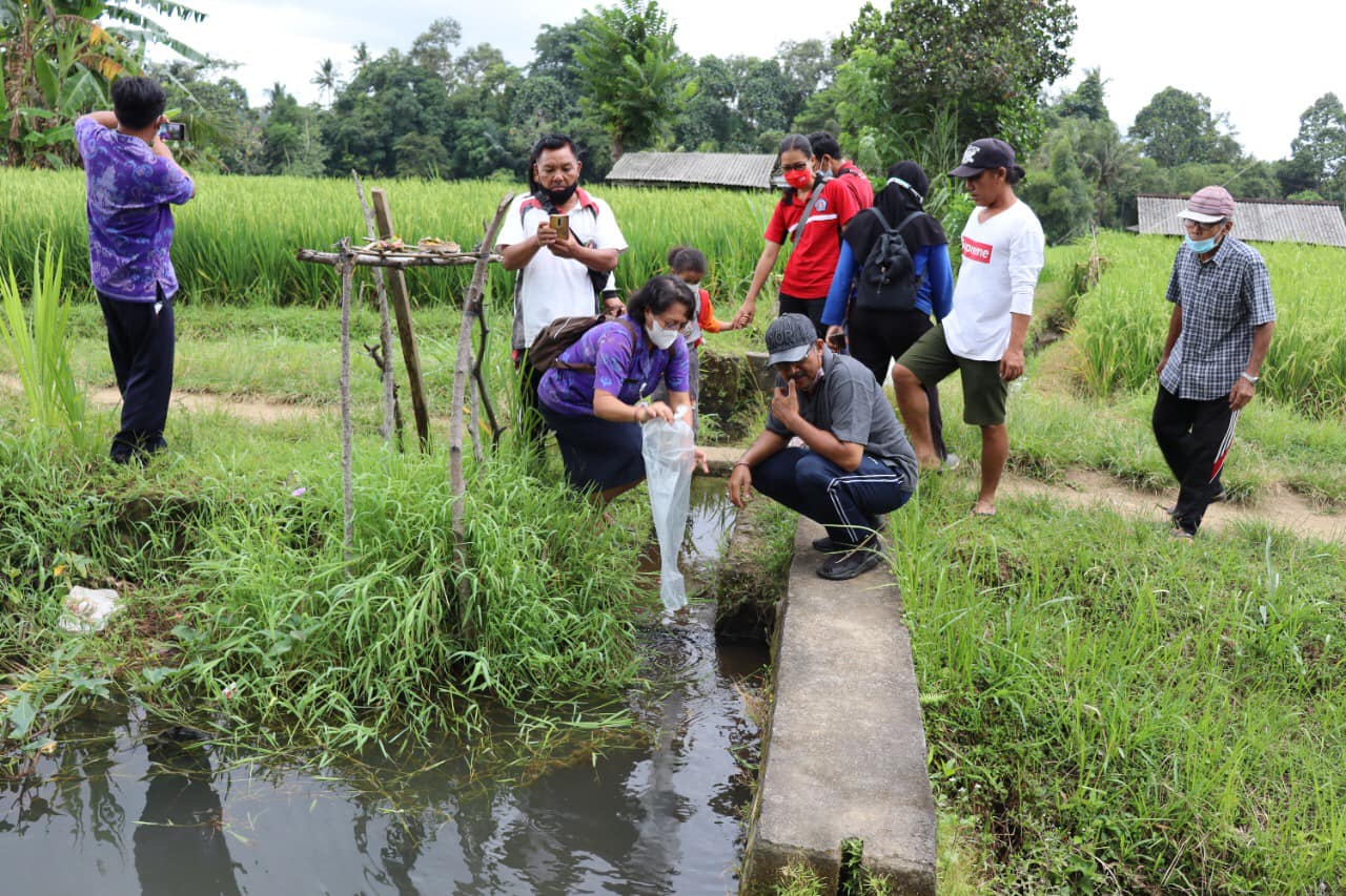 Restocking Bibit Ikan Nila di Desa Getakan