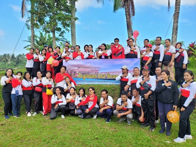 KEGIATAN OUTBOND DINAS KETAHANAN PANGAN DAN PERIKANAN KABUPATEN KLUNGKUNG