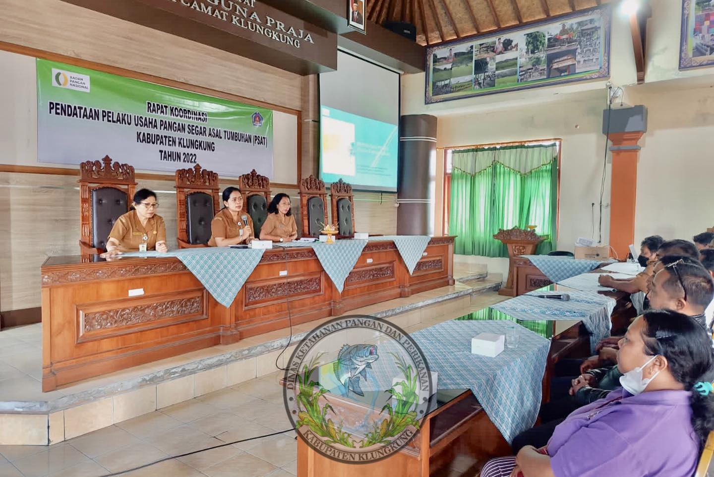 Rapat Koordinasi Pendataan Pelaku Usaha Pangan Segar di Kabupaten Klungkung