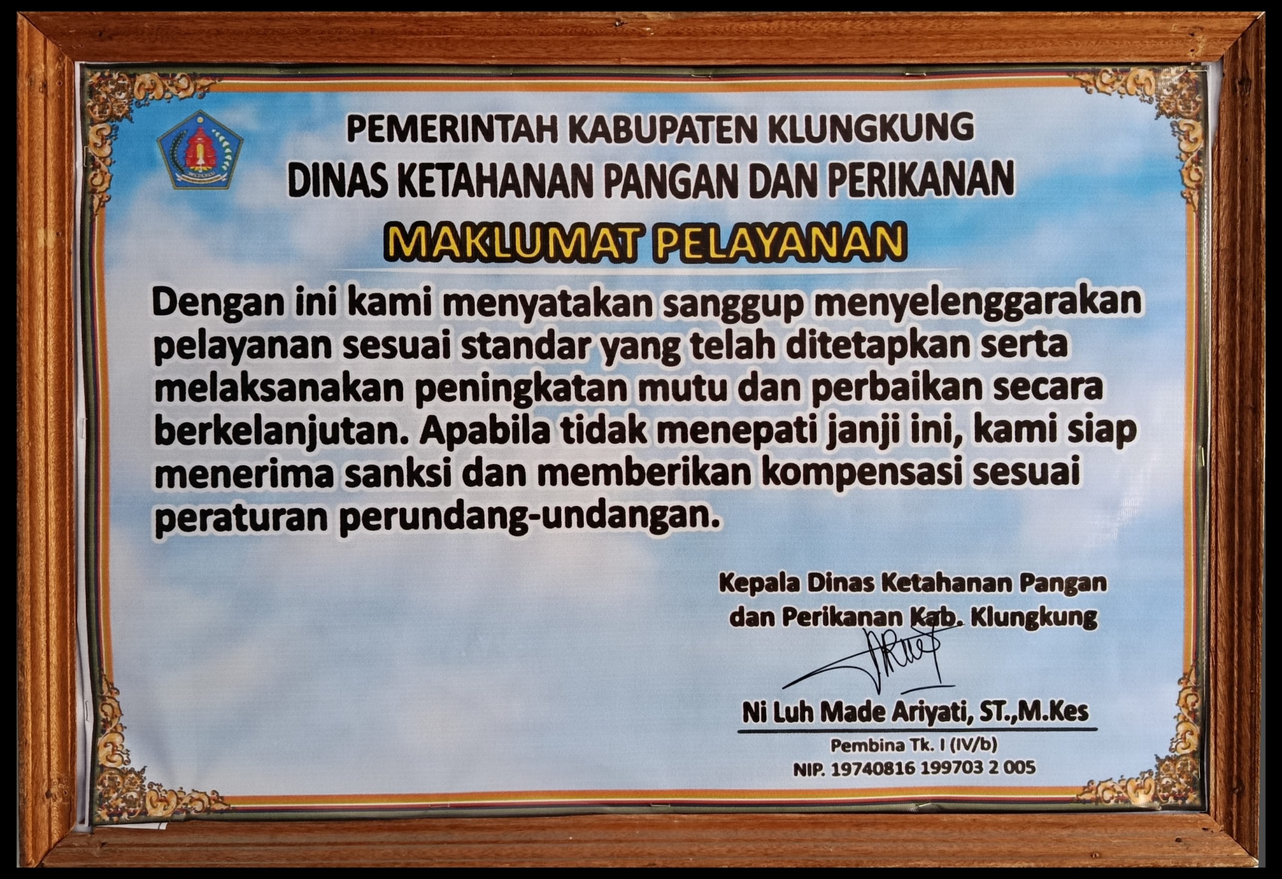Maklumat Pelayanan DKPP Tahun 2026